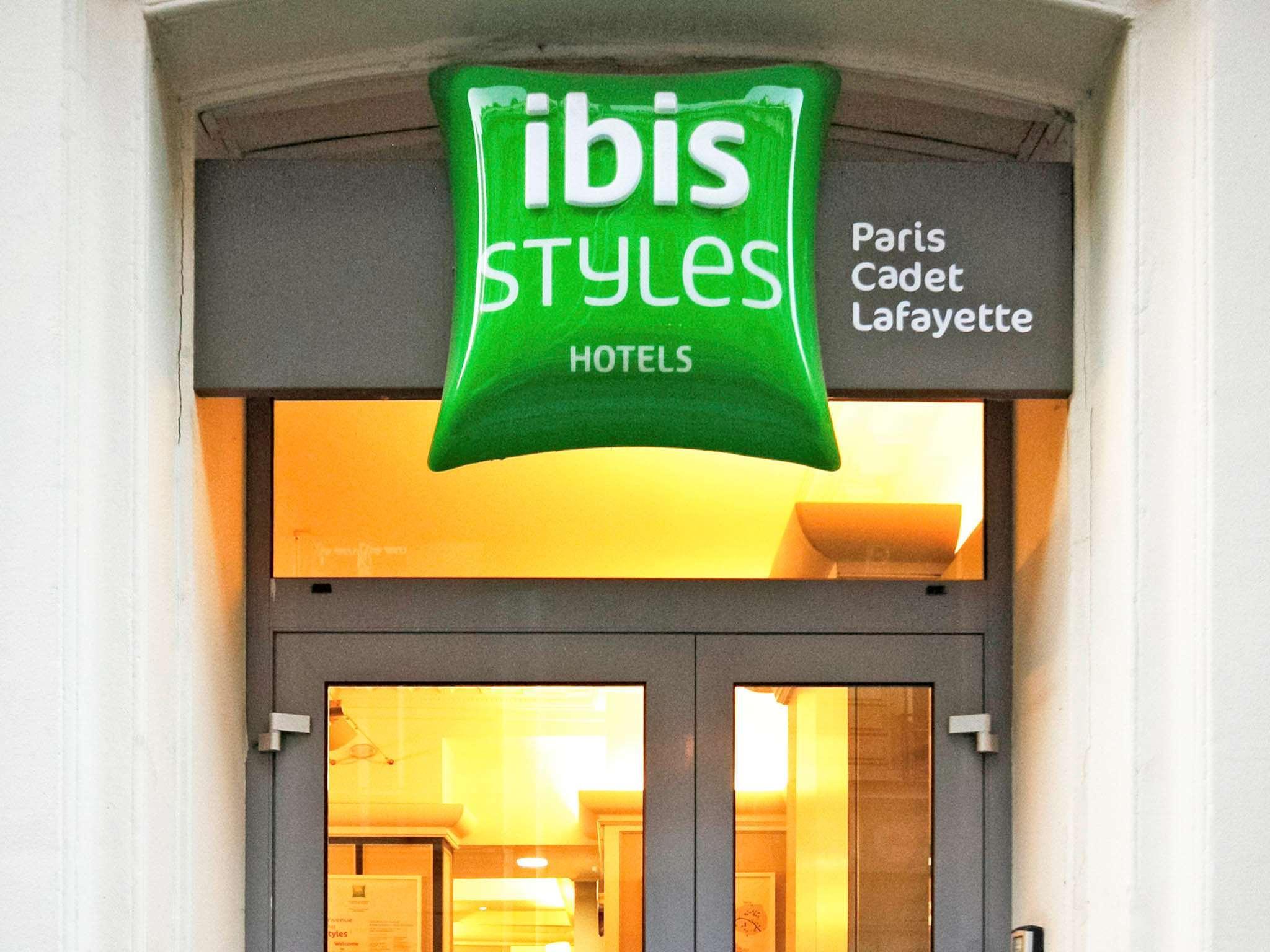 Ibis Styles Paris Cadet Lafayette Hotel Екстериор снимка